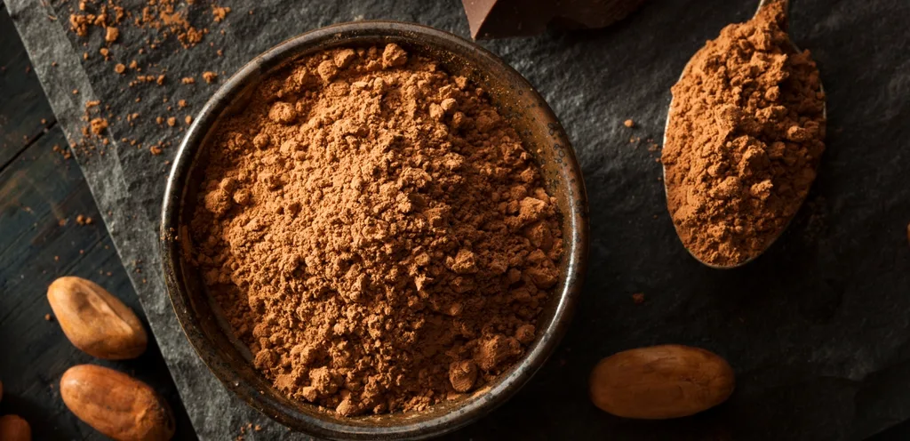 استخدام زبدة الكاكاو البودرة يجعل التمبرينغ أسرع وأسهل مع نتائج شوكولاتة لامعة ومتجانسة.