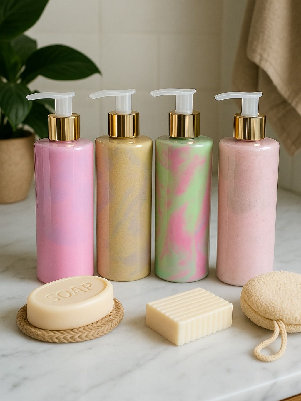 تحويل الصابون الصلب إلى جل استحمام طريقة رائعة للحصول على منتج سائل مرطب وسهل الاستخدام، باستخدام الصابون الطبيعي والماء والزيوت العطرية.